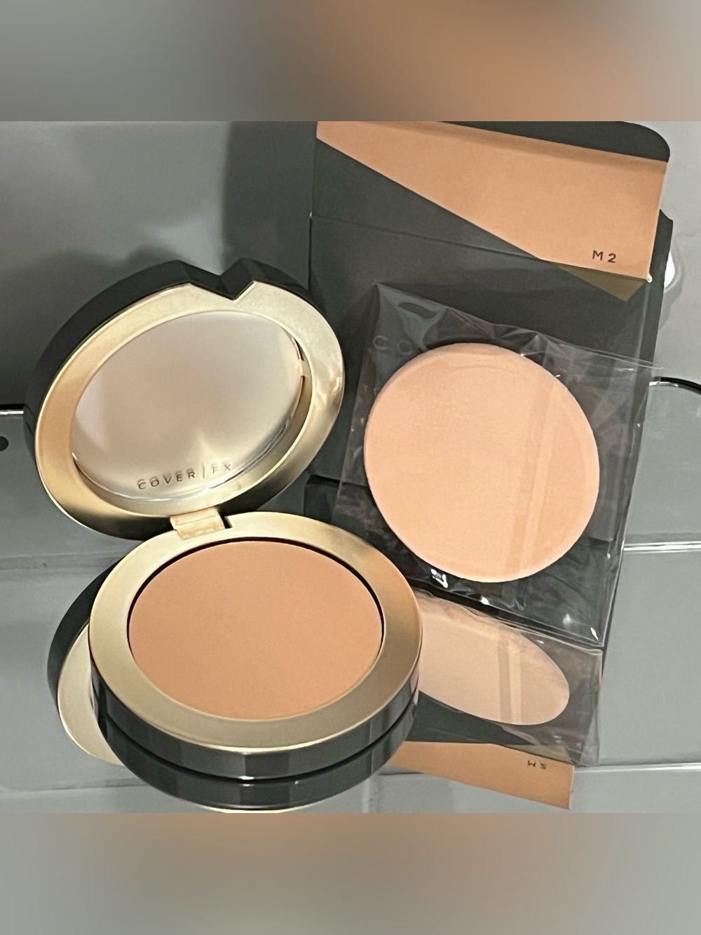 Cover FX Total Cream Foundation, M2 - for Medium Neutral Skin Tone